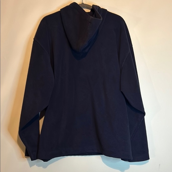 Navy Blue Hoodie with Logo - Picture 4 of 8